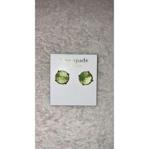 NWT Kate Spade Green Stud Earrings